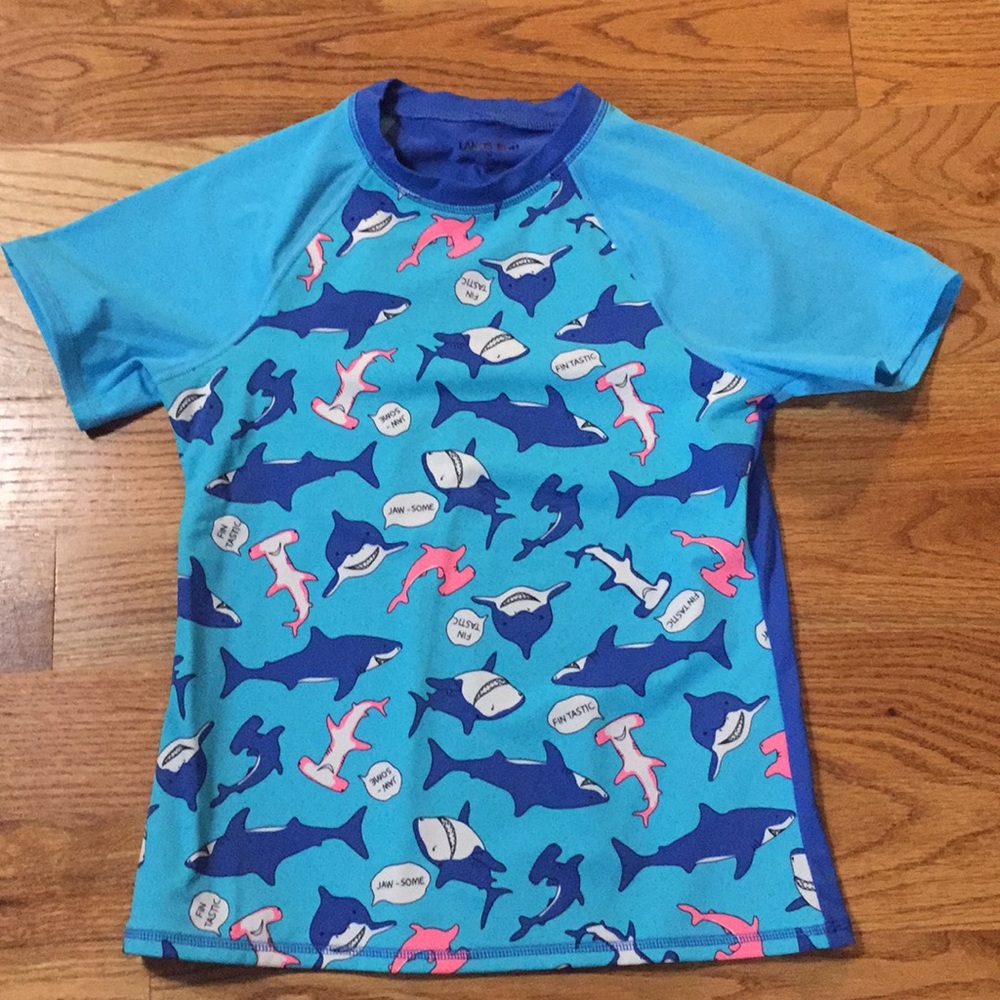 Girls swim rash guard